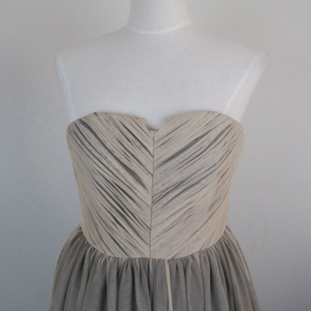 Alice + Olivia Tulle Midi Tulle Gown sz 4 - Picture 2 of 5